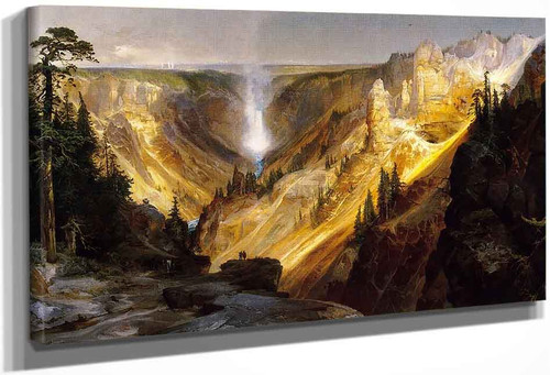 Grand Canyon Of The Yellowstone2 By Thomas Moran