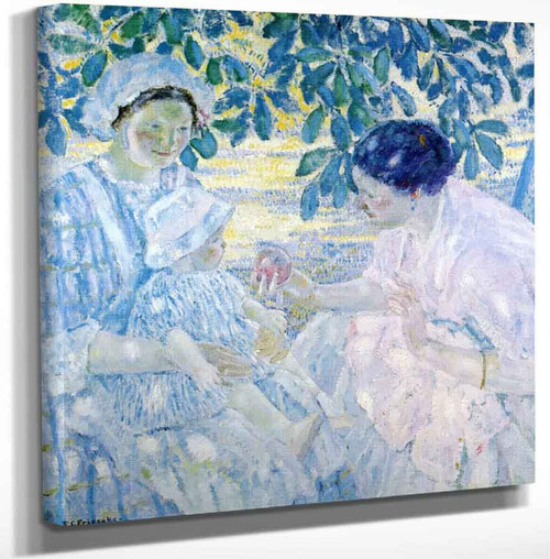 Under The Trees By Frederick Carl Frieseke Art Reproduction