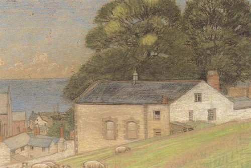 Grazing Sheep, Watchet, Somerset By Joseph Edward Southall