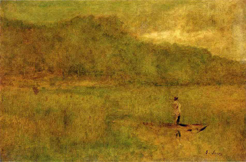 Green Marshes By George Inness By George Inness