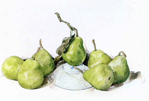 Green Pears By Charles Demuth By Charles Demuth