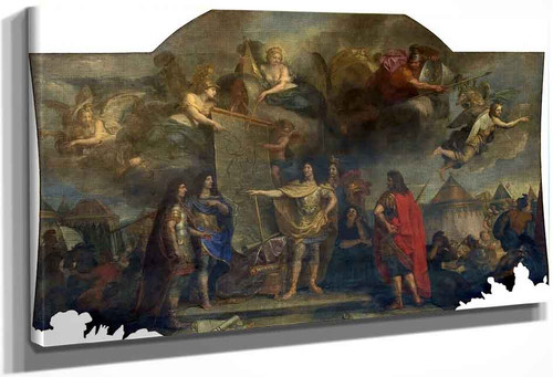 Hall Of Mirrors 10 The King Gives His Orders To Attack Simultaneously Four Strongholds Of Holland By Charles Le Brun