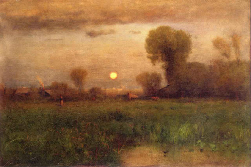 Harvest Moon 1 By George Inness By George Inness