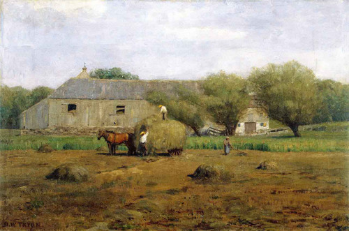 Haymaking By Dwight W. Tryon