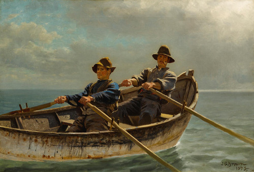 Heading Out by John George Brown
