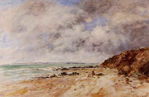 Hennequeville, Near Trouville By Eugene Louis Boudin