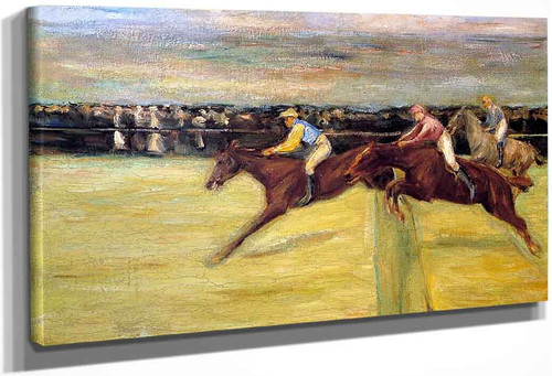 Horserace At Cascina By Max Liebermann By Max Liebermann Horserace At Cascina By Max Liebermann By Max Liebermann