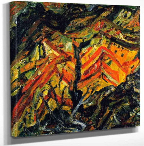 View Of Ceret 2 By Chaim Soutine Art Reproduction