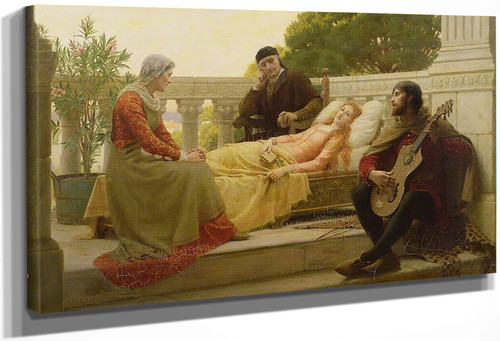 How Liza Loved The King By Edmund Blair Leighton