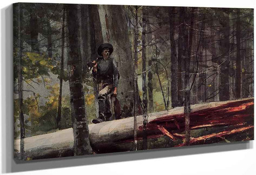 Hunter In The Adirondacks By Winslow Homer
