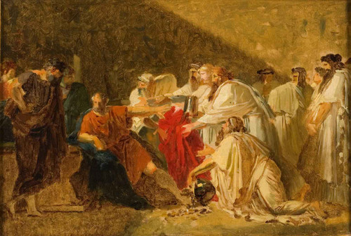 Hyppocrates Refusing The Presents Of Artaxerces By Anne Louis Girodet De Roussy Trioson