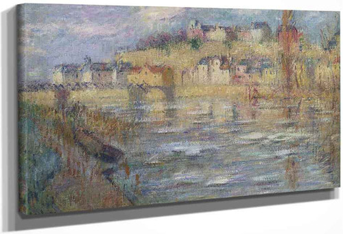 Ice On The Oise River 1 By Gustave Loiseau By Gustave Loiseau