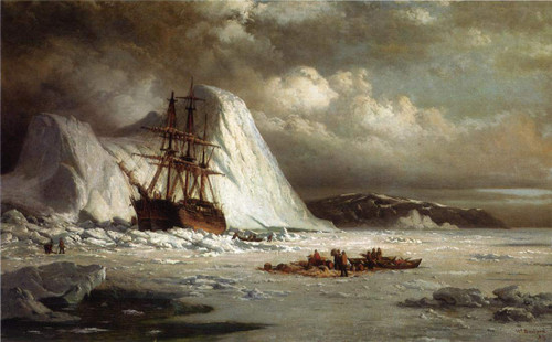 Icebound Ship By William Bradford By William Bradford
