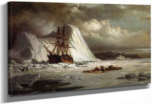 Icebound Ship By William Bradford By William Bradford