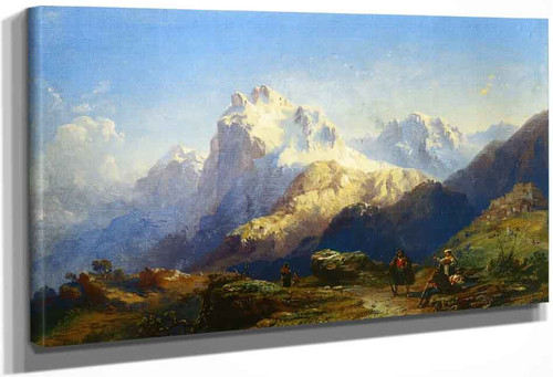 Il Gran Sasso D'italia By Carlo Bossoli