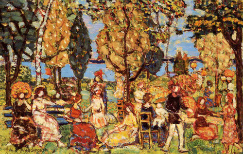 In The Park1 By Maurice Prendergast