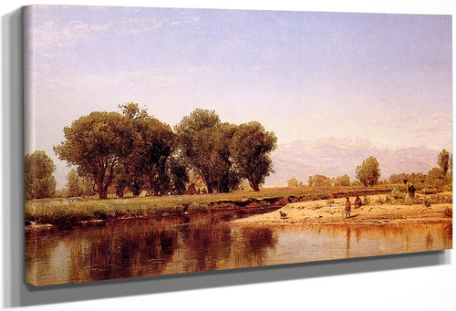 Indian Emcampment On The Platte River By Thomas Worthington Whittredge