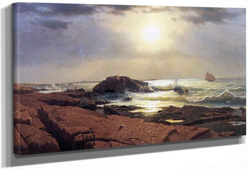 Indian Rock, Narragansett By William Stanley Haseltine