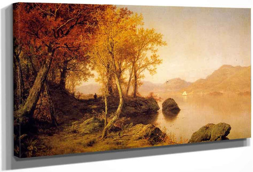 Indian Summer, Lake George By Louis Remy Mignot