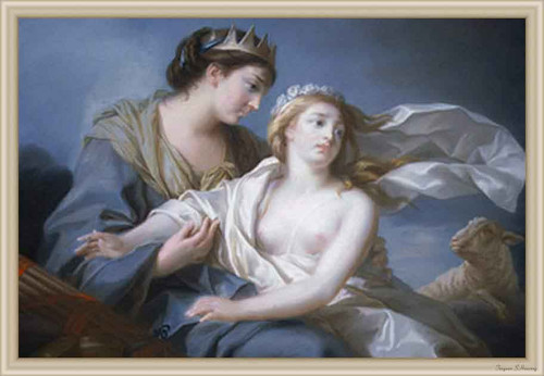 Innocence Seeking Refuge In The Arms Of Justice By Elisabeth Vigee Lebrun