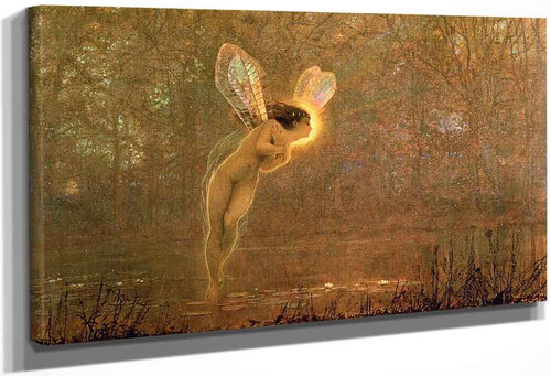 Iris By John Atkinson Grimshaw By John Atkinson Grimshaw