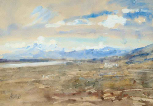 Italian Landscape By Hercules Brabazon Brabazon