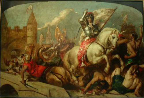 Jeanne D'arc Leaving Orleans By William Etty By William Etty