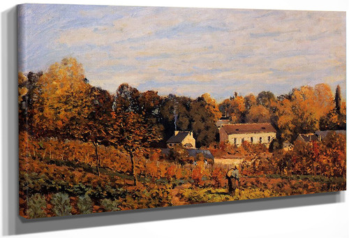 Kitchen Garden At Louveciennes By Alfred Sisley