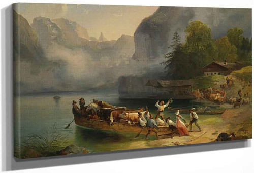 Konigssee By Friedrich Gauermann