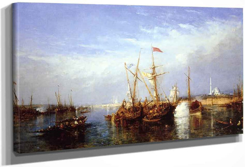 La Corne D'or, Constantinople By Felix Francois Georges Philbert Ziem