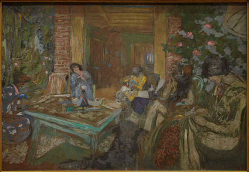 La Reunion De Couture A Loctudy By Edouard Vuillard La Reunion De Couture A Loctudy By Edouard Vuillard