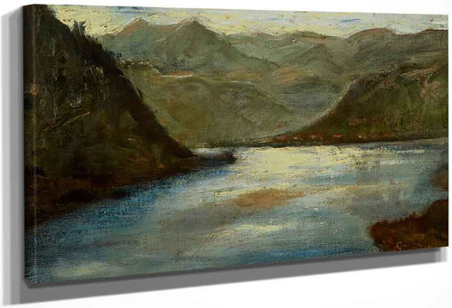 Lago Di Lecco By Giovanni Segantini