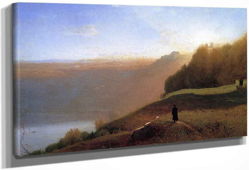 Lake Nemi By George Inness By George Inness