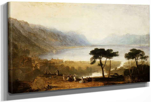 Lake Of Geneva From Montreux By Joseph Mallord William Turner