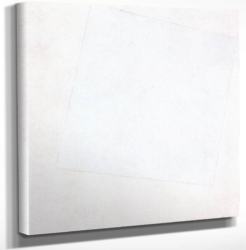 White Square On White By Kasimir Malevich Art Reproduction