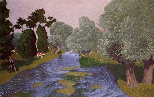 Landscape At Arques La Bataille By Felix Vallotton
