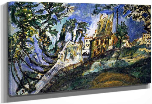 Landscape At Montmartre By Chaim Soutine