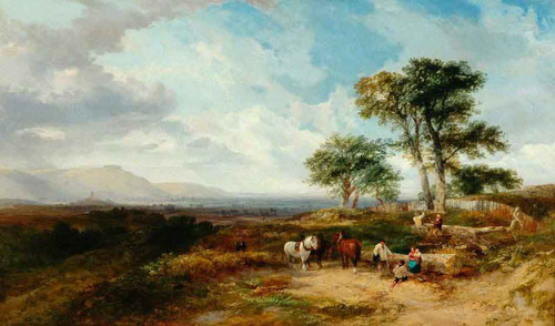 Landscape Near Pulborough, Sussex By George Vicat Cole