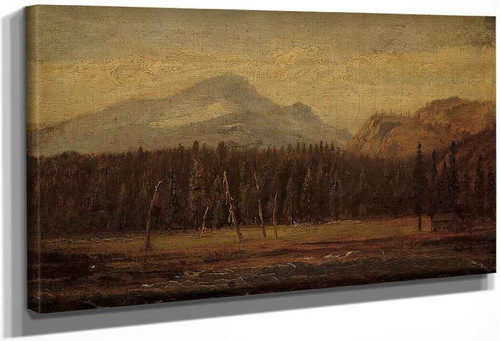 Landscape With A Frontier House By Thomas Hill By Thomas Hill