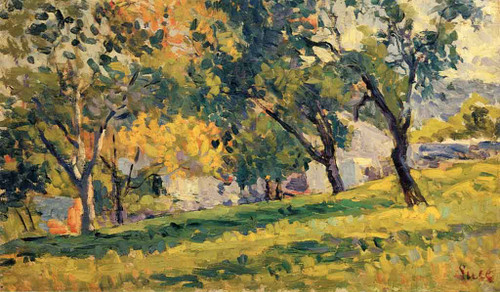 Landscape With Apple Trees By Maximilien Luce By Maximilien Luce