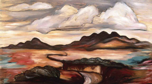 Landscape With Arroyo By Marsden Hartley