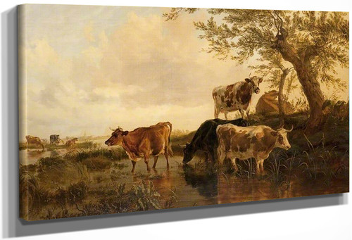 Landscape With Cattle4 By Thomas Sidney Cooper By Thomas Sidney Cooper Landscape With Cattle4 By Thomas Sidney Cooper By Thomas Sidney Cooper