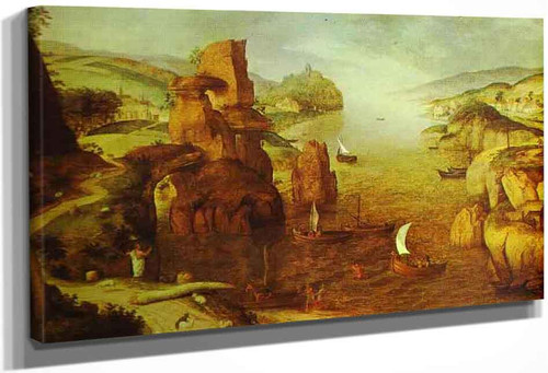 Landscape With Christ Appearing To The Apostles At The Sea Of Tiberias By Pieter Bruegel The Elder