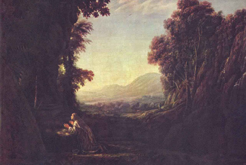 Landscape With Penitent Magdalene 2 By Claude Lorrain By Claude Lorrain