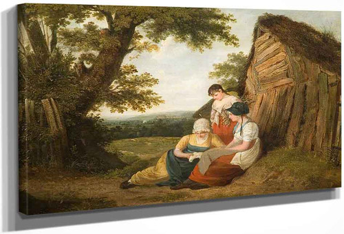 Landscape With Three Figures By William Collins