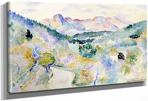 Landscape3 By Henri Edmond Cross By Henri Edmond Cross