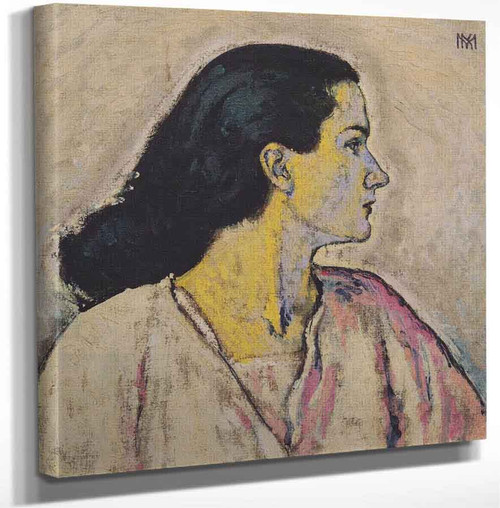 Woman In Profile By Koloman Moser Art Reproduction