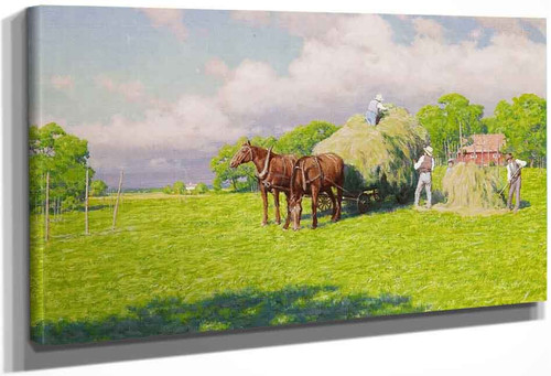 Last Batch Of Hay By Johan Krouthen