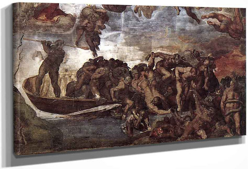 Last Judgment 19 By Michelangelo Buonarroti By Michelangelo Buonarroti