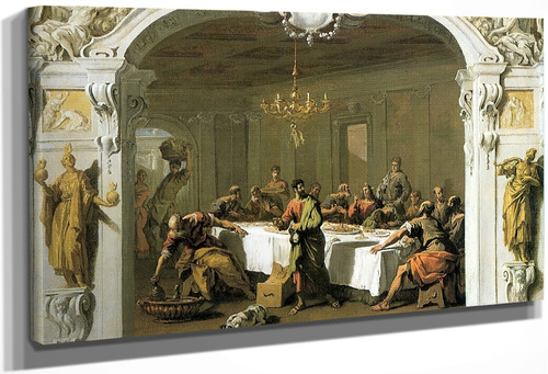 Last Supper By Sebastiano Ricci